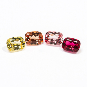 Piedras Preciosas Sueltas de Zafiro Cultivadas en Laboratorio, Corte Cojín Largo, Color Oro, para Joyería - Product Image 6