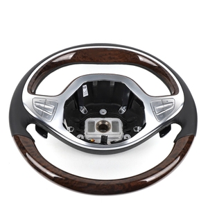 Mejor volante caliente para <span class=keywords><strong>Mercedes</strong></span> <span class=keywords><strong>Benz</strong></span> 14-17 W222 S300 S320 S400 S500 S600 volante de madera de melocotón modificado envío rápido - Product Image 4