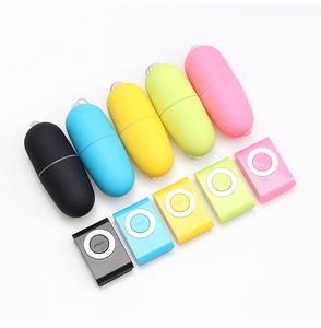 Uzaktan kumanda kablosuz Mp3 kurşun vibratör 20 frekans Mini Mp3 çalar aşk yumurta vibratör kadın seks oyuncak - Product Image 1