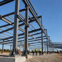 SUNRISE Nouvelle Conception Entrepôt à Structure Métallique à Montage Rapide et Faible Coût pour Stockage Industriel à Vendre