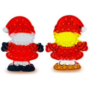 Noël Silicone Pops Bulle Sensorielle Fidget Jouet Arbre De Noël Rouge Blanc Père Noël Jeu Tasse Tapis - Product Image 2