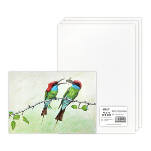 Suministros de arte para examen de bocetos de 300G Papel de pintura en blanco de acuarela en bolsas Papel de bocetos de <span class=keywords><strong>bolsa</strong></span> de 300G - Product Image 1