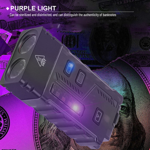 Asafee 2 XPG + 5 LED P8 Mini torch ánh sáng thuốc lá điện tử nhẹ hơn chức năng nhỏ EDC Túi đèn pin - Product Image 5