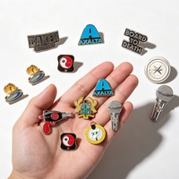 Badge de collection style punk durable en émail souple, personnalisé selon votre design, pour groupe de musique, idéal pour les articles promotionnels de concert, directement de l'usine