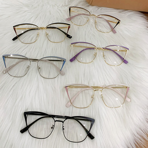 <span class=keywords><strong>Lunettes</strong></span> de soleil œil de chat pour femmes, verres photochromatiques gris, montures en métal <span class=keywords><strong>anti</strong></span>-reflets pour <span class=keywords><strong>lunettes</strong></span> de vue - Product Image 4