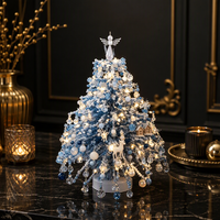 Kit Créatif DIY Arbre de Noël Perlé – Mini Ornement de Bureau pour Adultes et Enfants – Décoration de Fêtes
