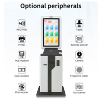 Kiosco de Pago Autoservicio Multiusos de 32 Pulgadas con Pantalla Táctil, Soporte de Piso, Impresora de Tickets y SDK Habilitado para Comercios, Restaurantes y Hospitales