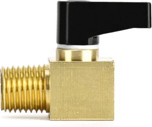 <strong>HI</strong>-<strong>TEK</strong> WD7489 Mini Brass Ball Valve 1/4 In. NPT Male X NPT Female Manual Water Shutoff Air Compressor Oil Base ODM Supported 650 - Product Image 1
