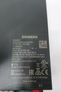 6SL31201TE230AC0 6SL3120-1TE23-0AC0 30A โมดูลขับเคลื่อนมอเตอร์เดี่ยว อินเวอร์เตอร์เซอร์โวอุตสาหกรรม - Product Image 1