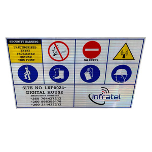 <span class=keywords><strong>Señales</strong></span> <span class=keywords><strong>de</strong></span> Seguridad para Obras <span class=keywords><strong>de</strong></span> Construcción, Impresas con Múltiples Íconos Personalizados, <span class=keywords><strong>de</strong></span> Metal Cepillado y Alta Resistencia, con Recordatorio <span class=keywords><strong>de</strong></span> Cumplimiento <span class=keywords><strong>de</strong></span> Normativas - Product Image 3
