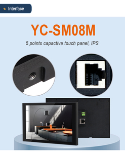 מחיר המפעל 8 אינץ 'cnc תהליך מסך מגע קיבולי בתוך wifi ethernet אנדרואיד חכם אוטומציה ביתית חכמה עם שליטה <span class=keywords><strong>4</strong></span> אפליקציה - Product Image 3