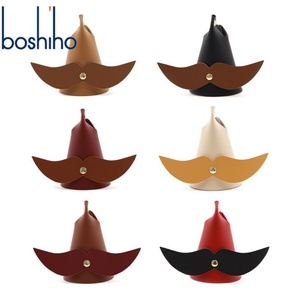 Boshiho Customized Durable Pu Leather Beard Shape Eyeglasses <b>Case</b> & Display Stand Foldable Organizer <b>for</b> Eyeglasses <b>Sunglasses</b> - Product Image 2