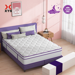 Cheap Price Pocket Spring Foam Purple Bed Mattress Comfort Memory Foam Mattress King Size Pocket Spring Mattress