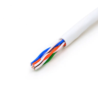 Cable de Red Cat5e de Primera Calidad con Transmisión Estable, Codificación por Colores, Par Interno, para Renovación de Redes en Campus Escolares