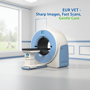 Système de diagnostic CT vétérinaire <span class=keywords><strong>EUR</strong></span> VET en forme de O, ouverture de 80 cm, tube de 15 kW 150 kJ, tranchement de 0,2-0,72 mm, numérisation en 4,5 s, champ de vision maximal de 3 mm, blindage au plomb pour usage vétérinaire - Product Image 1