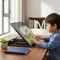 Mesh koelende, antislip, verstelbare computerhouder, opvouwbare ergonomische draagbare laptopstandaard voor bureau