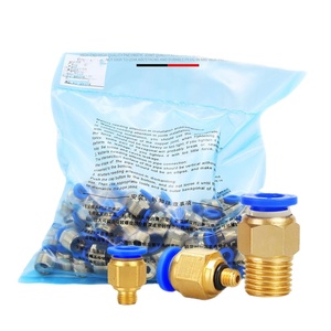Conector rápido para neumático de aire, conector rápido de 4-M5, 4, 6, 8, 10, 12mm, rosca macho de 1/8 ", 1/4", 3/8 "y 1/2", tubo de manguera comprimida <span class=keywords><strong>Pi</strong></span>, SDPSI1-50Pcs Uds. - Product Image 1