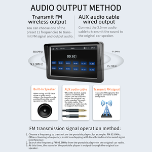 Sistema de Navegação Multimídia Portátil com Tela Touch de 7 Polegadas, Wireless Carplay e Android Auto - Product Image 5
