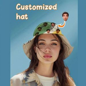 Sombrero de Pescador Ligero Personalizado para Mujer, Gorra de Pesca de Verano con Diseño de Dibujos Animados, Lavable a Mano, para Viajes al Aire Libre y Uso Casual - Product Image 2