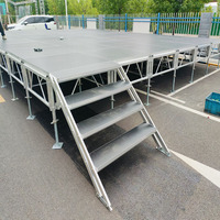 Plate-forme de scène en aluminium Plate-forme de scène en aluminium pour musique d'extérieur Truss Mobile Concert Event Wedding Portable Stage