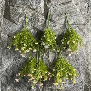 K33 giardino Patio decorazione casa <span class=keywords><strong>margherita</strong></span> fiori Bouquet ramo Daisy pianta pianta verde artificiale per interni esterni <span class=keywords><strong>margherita</strong></span> - Product Image 3