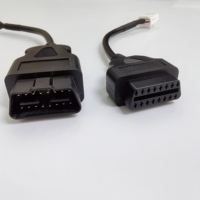 Cable de Extensión OBD2 Personalizado de 16 Pines Macho a Hembra, Cable Extensor de Diagnóstico para Herramienta de Escaneo OBD2, Compatible con Todos los Vehículos OBD2