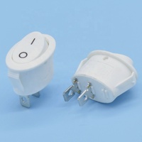 Panel de iluminación ovalado kcd1 de 12v, 3 pines, interruptor basculante, precio barato