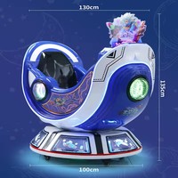 Espace commercial pour enfants balançoire balançoire à pièces console de jeu de voiture balançoire équipement de jeu pour enfants