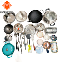 Set Peralatan Masak Titanium Ultralight Anti Lengket 4pcs untuk Berkemah dan Mendaki Gunung