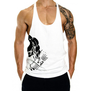 Camiseta sin Mangas, Chaleco Deportivo Holgado y Transpirable para Hombre, Tendencia de Verano, para Correr, Hacer Ejercicio, Deportes - Product Image 1