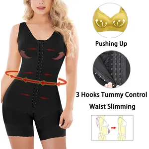 Produits Tendances Bodys Gainants à Maille Compressifs Minceur Corps Entier Remonte-Fesses <span class=keywords><strong>Fajas</strong></span> Colombiennes Gaine Sculptante - Product Image 4