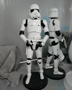 Vente chaude Sculpture personnalisée de personnage de film ou de télévision Figurines <span class=keywords><strong>Stormtrooper</strong></span> Fibre de verre Taille réelle Statue de <span class=keywords><strong>Stormtrooper</strong></span> Sculpture - Product Image 6