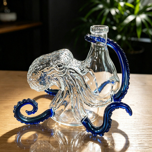 Carafe en verre borosilicate en forme de pieuvre pour <span class=keywords><strong>whisky</strong></span>, idéale pour bar à domicile - Product Image 4