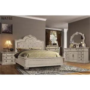 Goodwin Factory Price Good Quality Wooden Bedroom Furniture Dresser Table Bedroom King Size Bed WA192