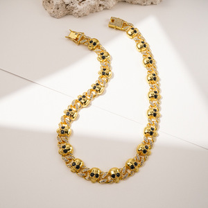 Collar de Cadena Cubana Curva para <span class=keywords><strong>Hombre</strong></span>, Marca Hop Sparkling, Joyería de Moda - Product Image 3