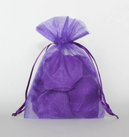 Fabrieksvoorraad Doorzichtige Organza Zakje met Trekkoord, Sieradenzakje, Bruiloft Souvenir Cadeautasje, Cadeautasje, Snoepzakje