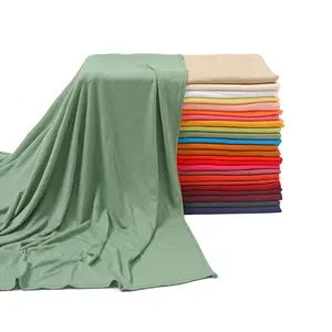 Низкий минимальный заказ Высокое качество Джерси хиджаб эластичный материал стрейч накидка шаль хлопок Джерси хиджаб простой цвет хиджаб шали