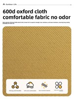 Canapé gonflable double haut de gamme en PVC, chaise de festival musicale d'intérieur, chaise longue portable pour le camping, canapé auto-gonflant avec pompe à air intégrée