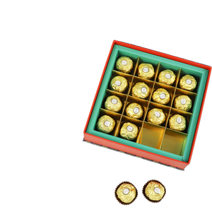 Boîte-cadeau d'entreprise biodégradable de haute qualité célébration <span class=keywords><strong>ballotin</strong></span> papier chocolat emballage de confiserie matériaux recyclés - Product Image 2