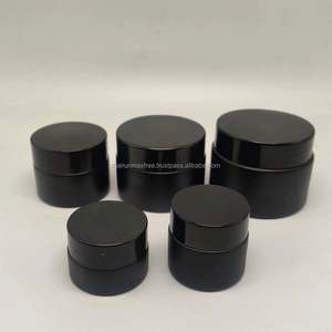 USA Mairun Vente en Gros 0.5oz 1oz 2oz 50ml Emballage Cosmétique PET Noir Brillant Imprimé Personnalisé 50ml Pots en Plastique avec Couvercles à Vis - Product Image 2