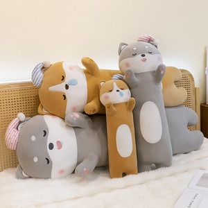 Nouvelle pastorale Chai chien longue poupée Corgi peluche oreiller PP coton remplissage Techniques lavées à la main pour soulager le Stress salon - Product Image 3
