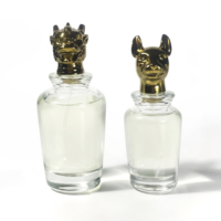 Nouvelle conception de flacon pulvérisateur, atomiseur, flacon de parfum, flacon d'huile essentielle, flacon transparent de 50 ml, flacon de parfum vide