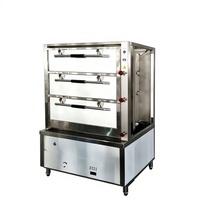 Gabinete de Cocción al Vapor de Tres Puertas para Salón de Banquetes, Restaurante de Té, Comedor de Ocio