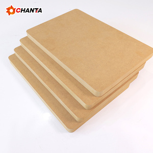 Panneau MDF rainuré d'usine 5mm 12mm 15mm 18mm E0 E1 HMR, panneau de bois hydrofuge vert uni, prix du panneau MDF - Product Image 3
