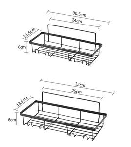 Besi baja tiga lapisan roda kastor mandi dapur penyimpanan penata tahan karat tidak ada bor rak mandi <span class=keywords><strong>Caddy</strong></span> untuk rumah kamar mandi - Product Image 6