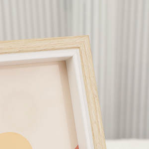 Custom A4 8x10 A5 bianco cornice in legno <span class=keywords><strong>con</strong></span> UV serigrafia vetro Display fotografico frontale Logo personalizzato per uso fai da te - Product Image 3
