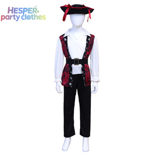 Costumes de pirate HESPER pour garçons, inspirés des personnages de la télévision et de l'anime, vêtements de jeu comprenant un costume, une robe, un pantalon, un haut, style fantaisie - Product Image 2
