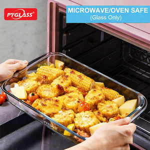 Pyglass <span class=keywords><strong>plat</strong></span> <span class=keywords><strong>de</strong></span> <span class=keywords><strong>cuisson</strong></span> en verre transparent à haute teneur en borosilicate pour four <span class=keywords><strong>plat</strong></span> <span class=keywords><strong>de</strong></span> <span class=keywords><strong>cuisson</strong></span> oblong casserole rectangulaire ustensiles <span class=keywords><strong>de</strong></span> <span class=keywords><strong>cuisson</strong></span> en verre - Product Image 3