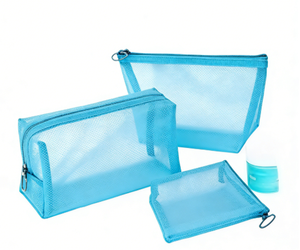 Sac de Maquillage Cosmétique Écologique en PVC Grande Capacité avec Fermeture Éclair Détachable, Personnalisable avec Logo, Vente en Gros, Idéal pour Pinceaux de Maquillage et Voyage - Product Image 3