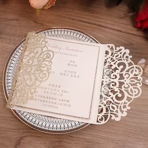 Libreta de lujo para invitaciones de boda, libreta de Color azul, con bolsillo, tarjeta rsvp y sobres - Product Image 6